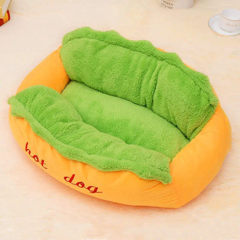 Hot Dog Sofa Pet Bed