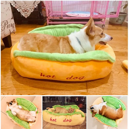 Hot Dog Sofa Pet Bed