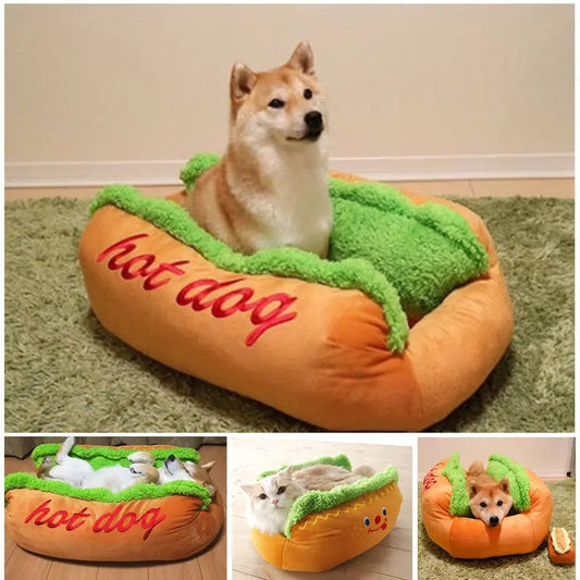 Hot -Dog -Sofa Haustierbett