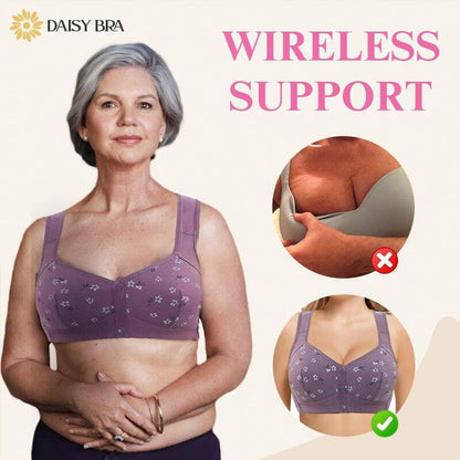 Daisy Bra ™ comodo e comodo pulsante frontale BR