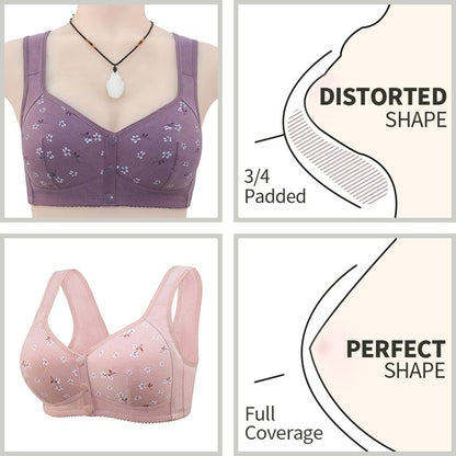 Daisy Bra ™ comodo e comodo pulsante frontale BR