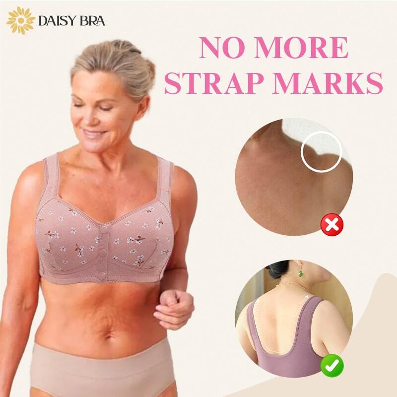 Daisy Bra ™ comodo e comodo pulsante frontale BR