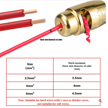 WiringPropro ™ Herramienta de extracción de alambre y conector de torcedura de alambre